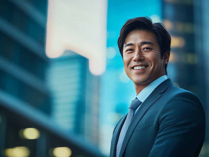 Professioneller Finanzcoach bei der Beratung eines Kunden über Kapitalverwaltung